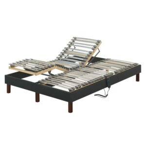 Cama (casal) articulada estrado duplo, 1900 x 1800mm com revestimento lateral classe A - ARTIK